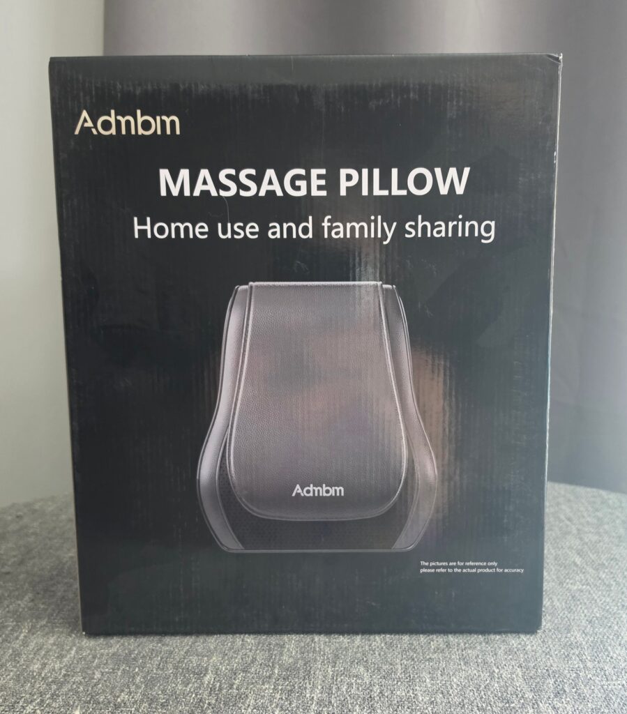 Adnbm Rechargeable 4D Back & Neck Shiatsu Massager with Heat - Model AD-FCK-008 (New in Box)