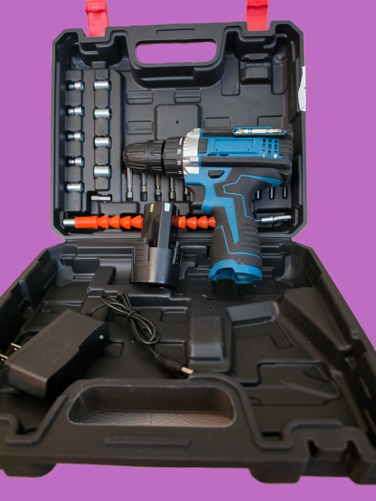 12V Cordless Power Drill and Accessory Toolkit